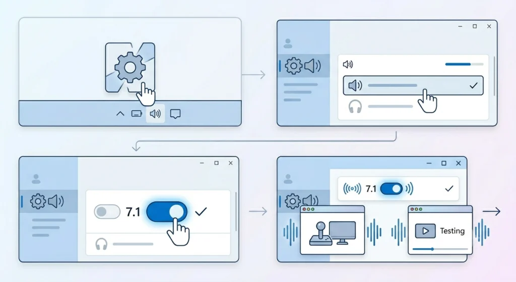 Enable the Surround Sound Feature in the Headphone App