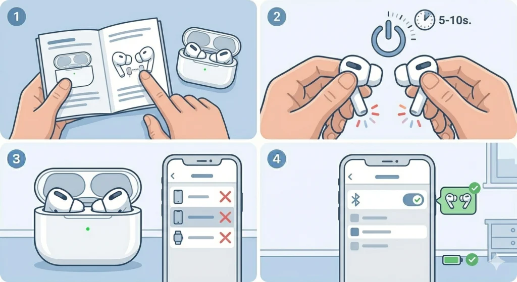Factory Reset the Earbuds