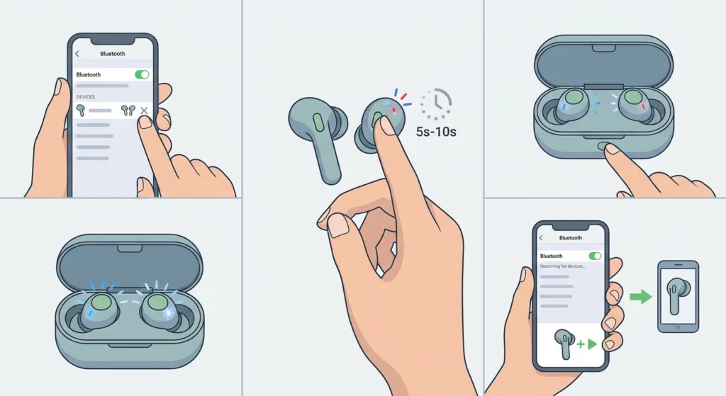 Factory Reset the Earbuds