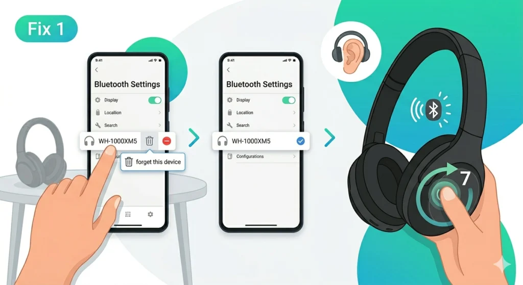 Headphones Not Appearing in Bluetooth List