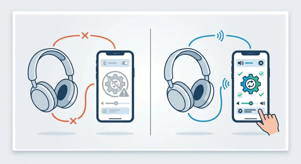 Headset Won’t Switch Modes Through the App