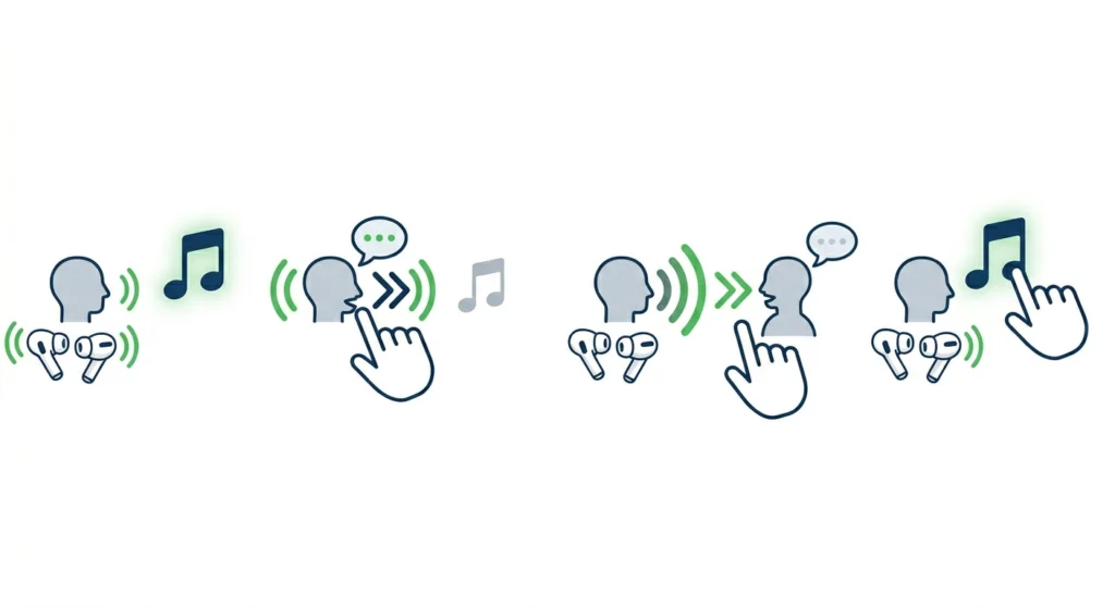 How Conversation Awareness Works in Practice