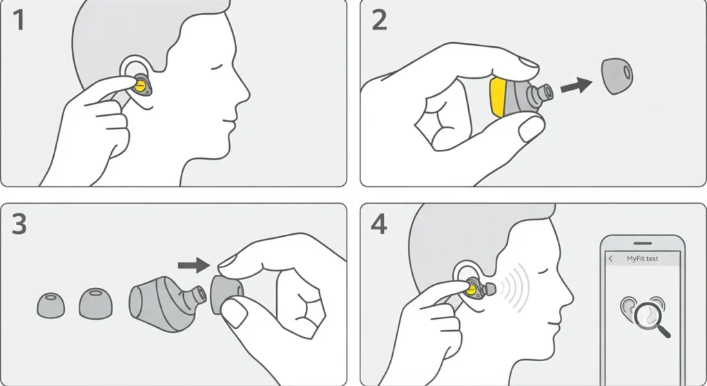 How to Change Ear Tip Size Based on Test Results