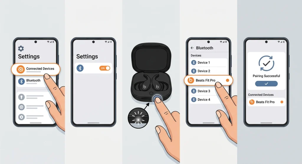 How to Connect Beats Fit Pro to Android