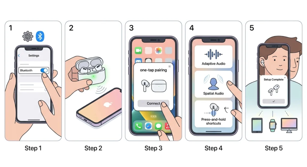 How to Set Up AirPods Pro 2 with iPhone or iPad