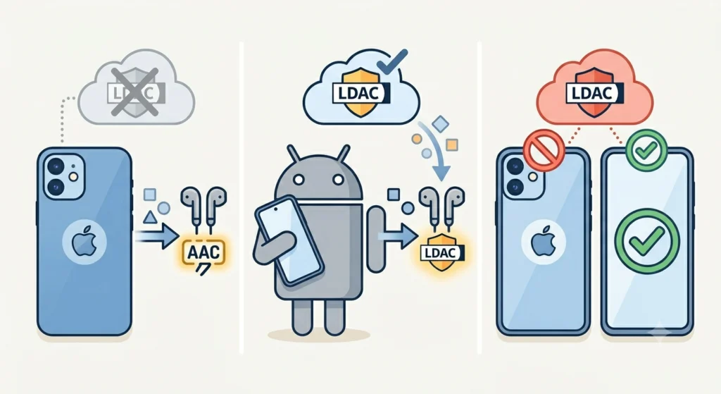 LDAC Is Not Available on iPhone