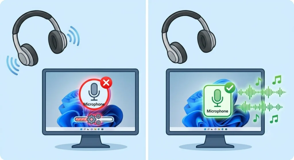 Microphone Not Working on One Device