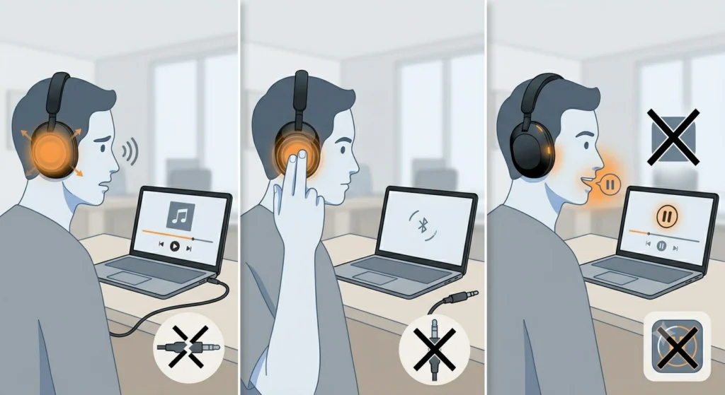 Music Does Not Pause Automatically