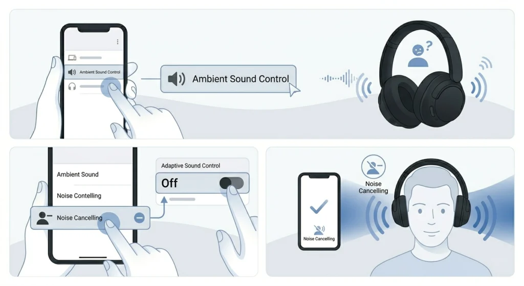Noise Cancelling Effect Feels Weak