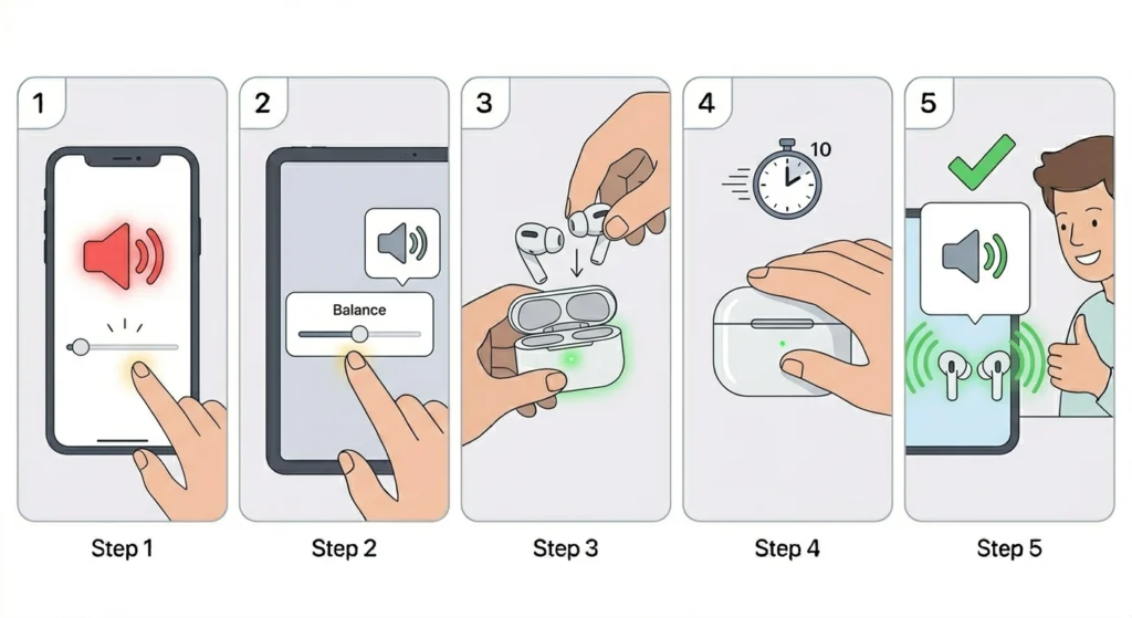 Only One AirPod Playing Audio