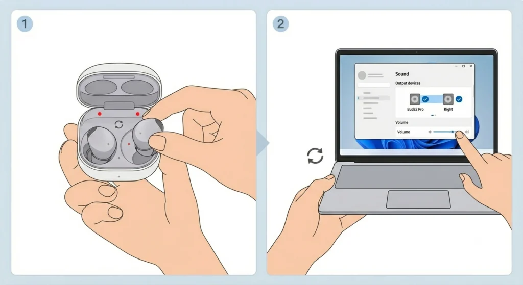 Only One Earbud Connects