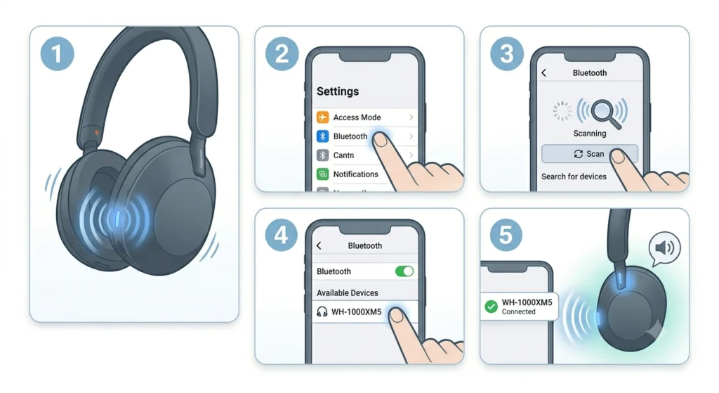 Pairing with a Smartphone (Android or iPhone)