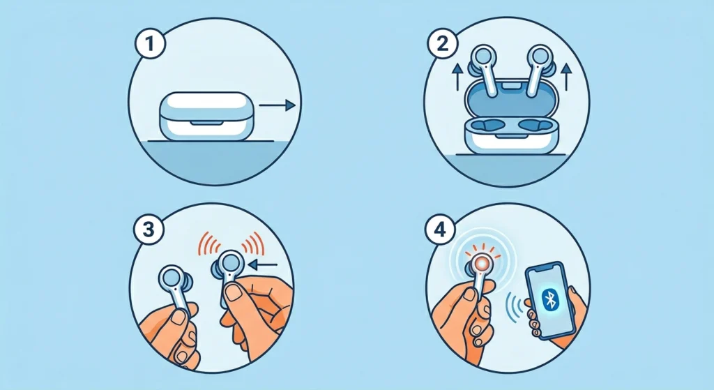 Put Earbuds Into Pairing Mode Correctly
