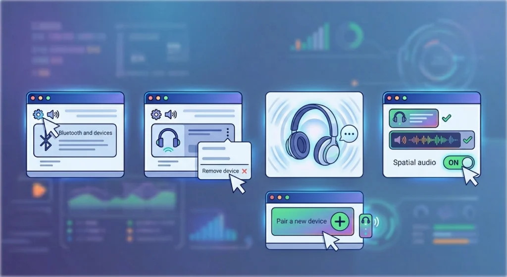 Re-pair Wireless or Bluetooth Headphones