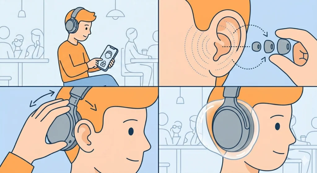 Refit the Earbuds or Headphones
