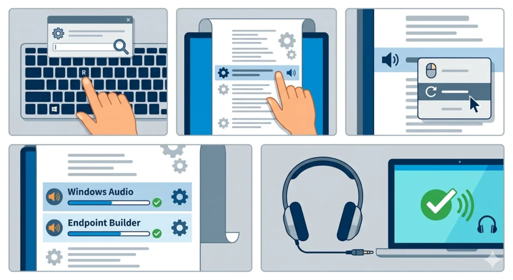 Restart the Windows Audio Service