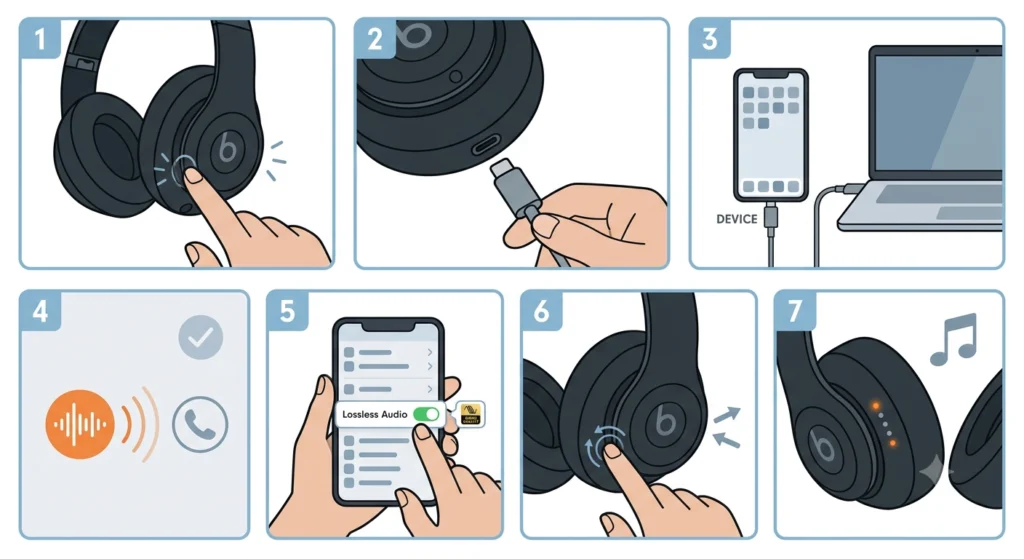 Step-by-Step Guide to Enable Lossless Audio on Beats Studio Pro