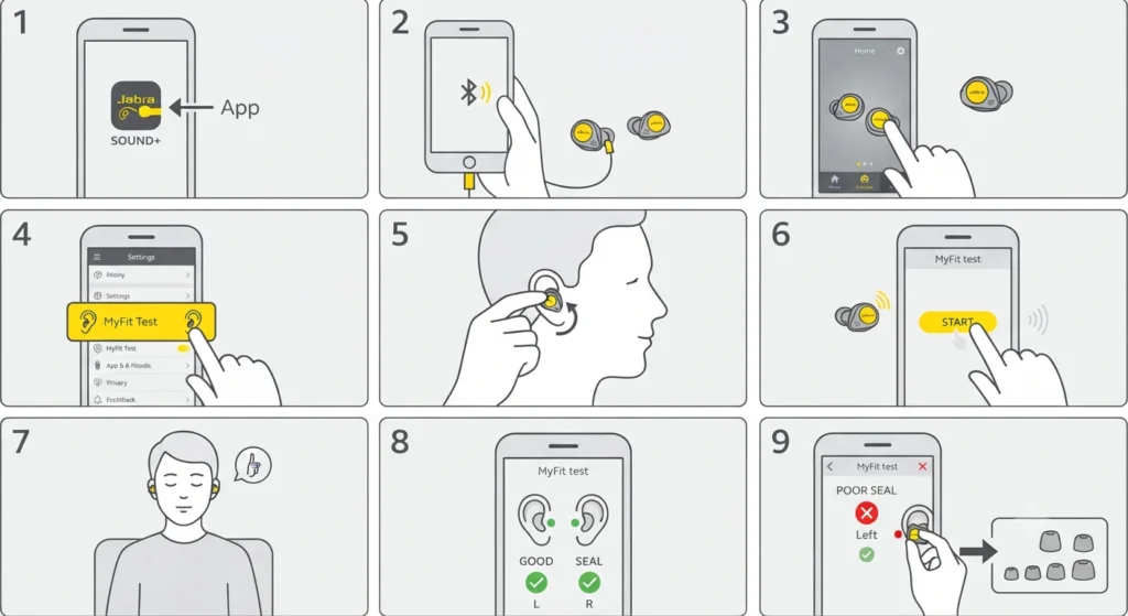 Step-by-Step Guide to Running the Jabra MyFit Ear Tip Test