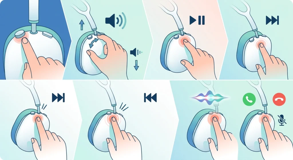 Step-by-Step Guide to Using the Digital Crown on AirPods Max