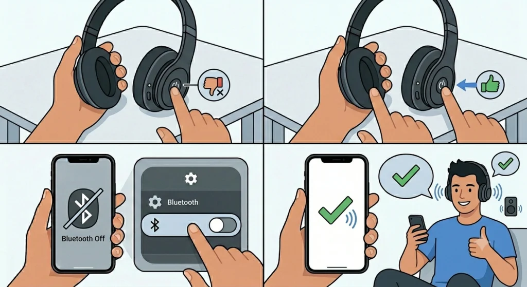 Toggle Bluetooth Off and On