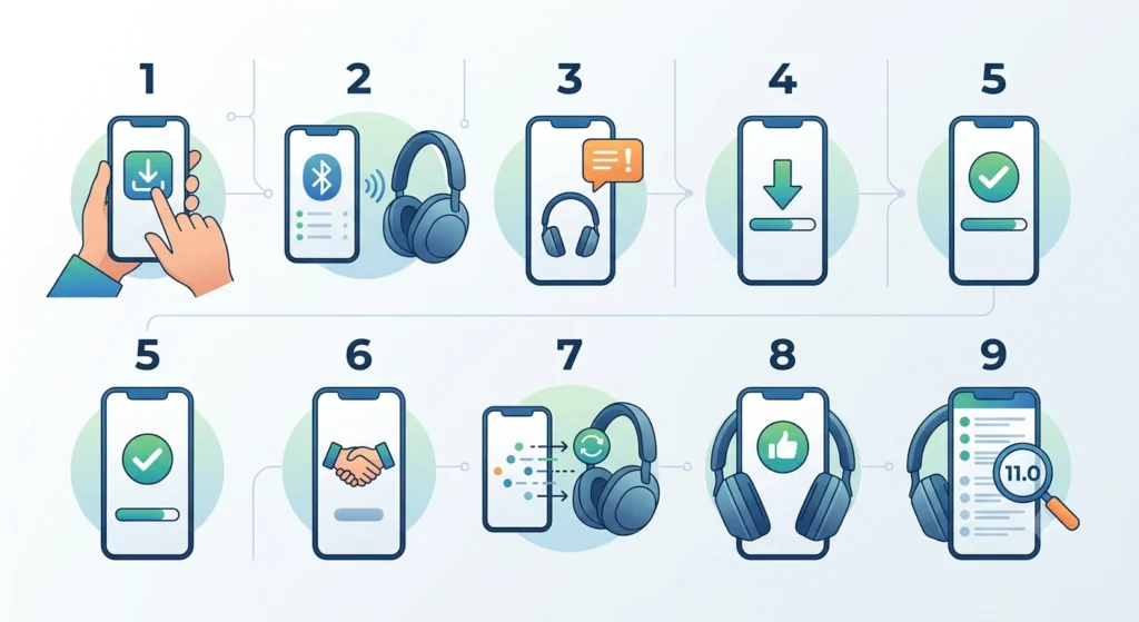 Update Firmware Using the Sony Sound Connect App