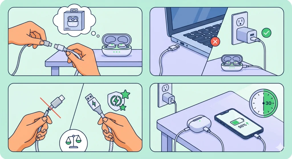 Use the Original Charger and Cable