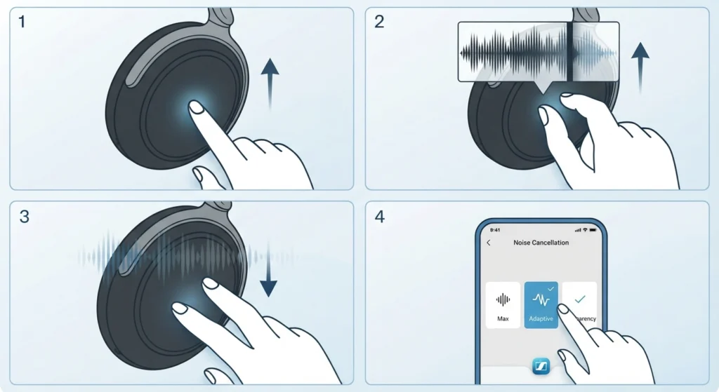 Adjusting Noise Cancellation Intensity Manually
