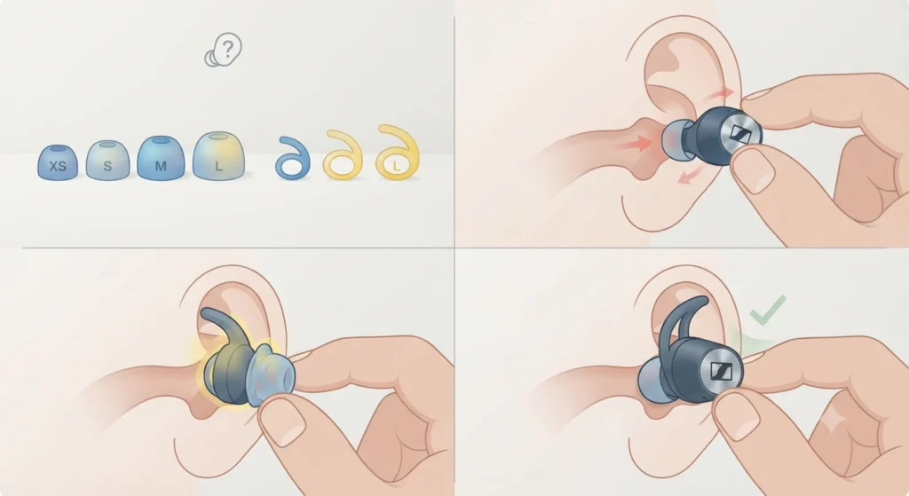 Choosing the Right Ear Tips and Ear Fins