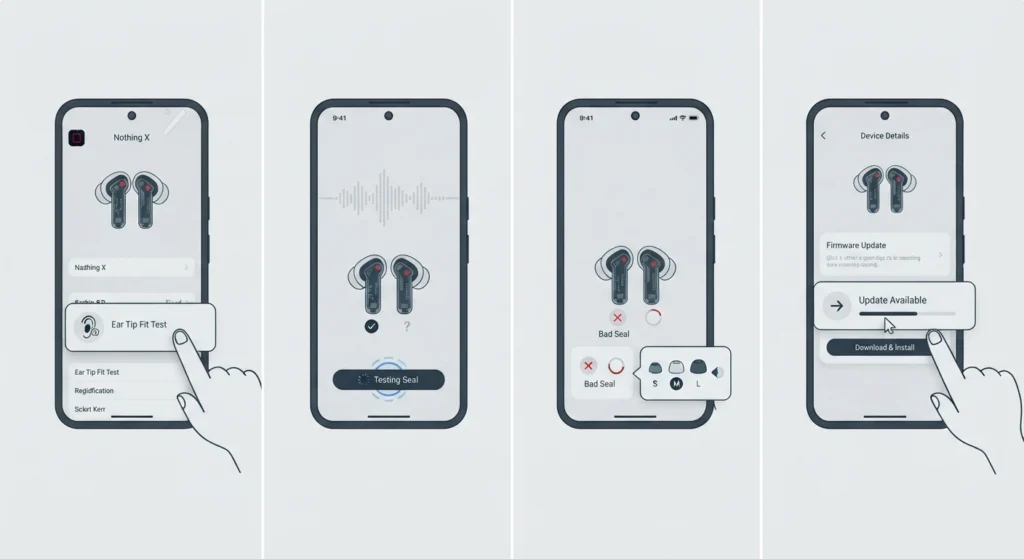 Complete the In-App Fit Test and Firmware Update