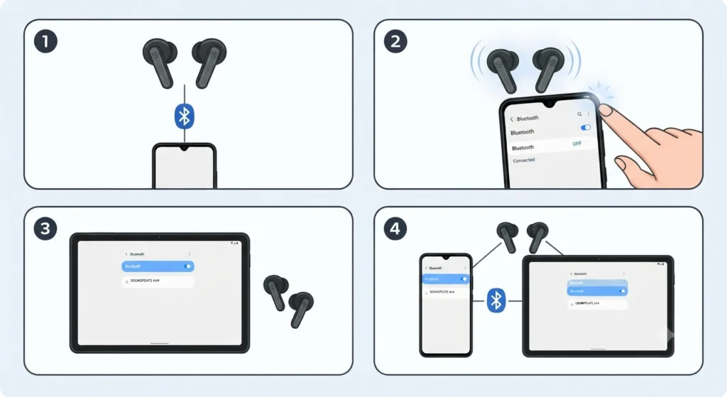 Connecting Air 4 to Two Android Devices at Once