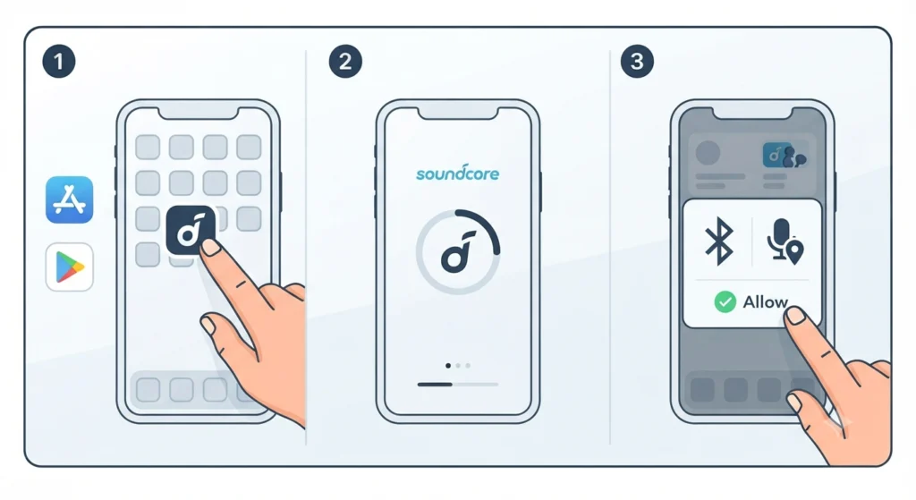 Download and Open the Soundcore App