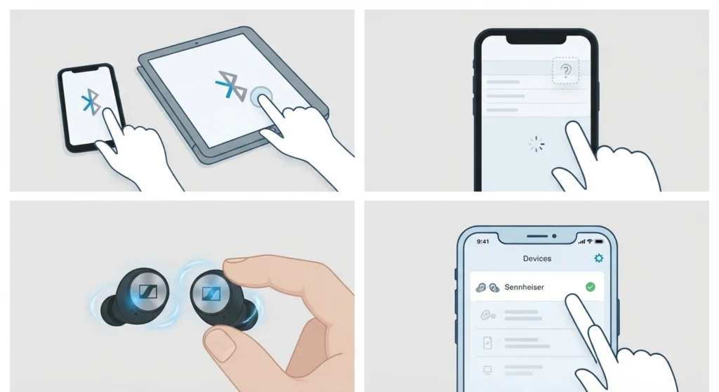 Earbuds Do Not Appear in the Bluetooth List