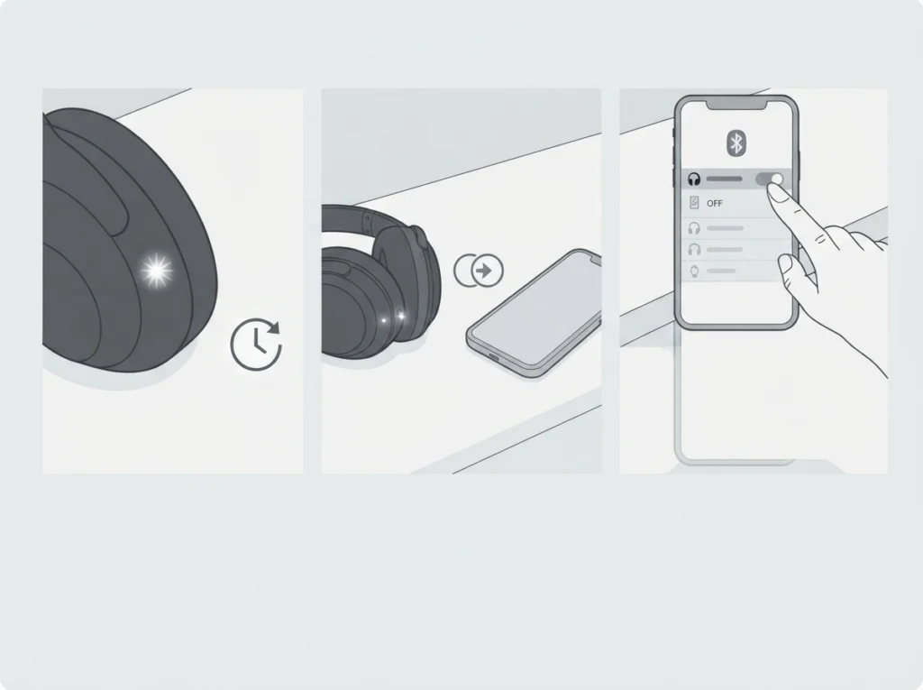Headphones Do Not Appear in the Bluetooth List