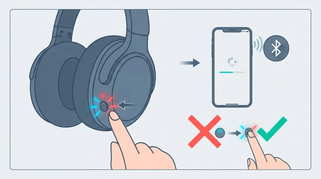 Headphones Not Appearing in the App