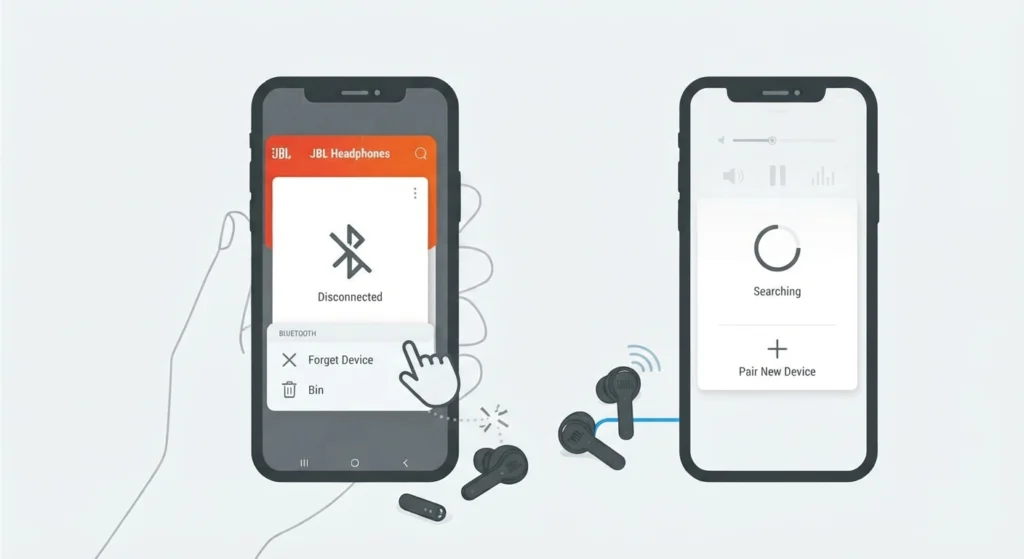 Headphones Will Not Reconnect After the Update