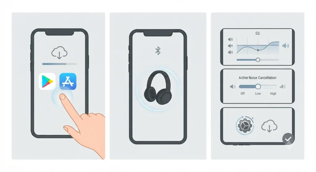 Install and Set Up the 1More Music App