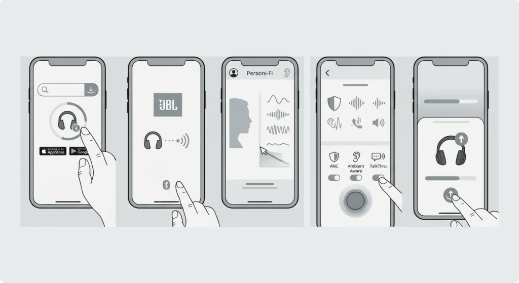 Install and Set Up the JBL Headphones App
