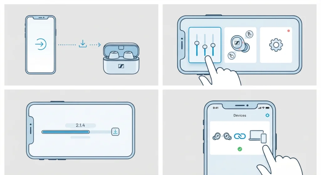 Installing and Using the Sennheiser Smart Control App