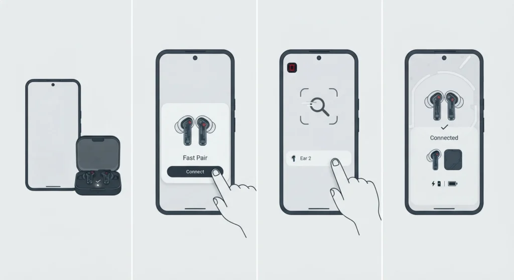 Pair the Nothing Ear 2 on Android