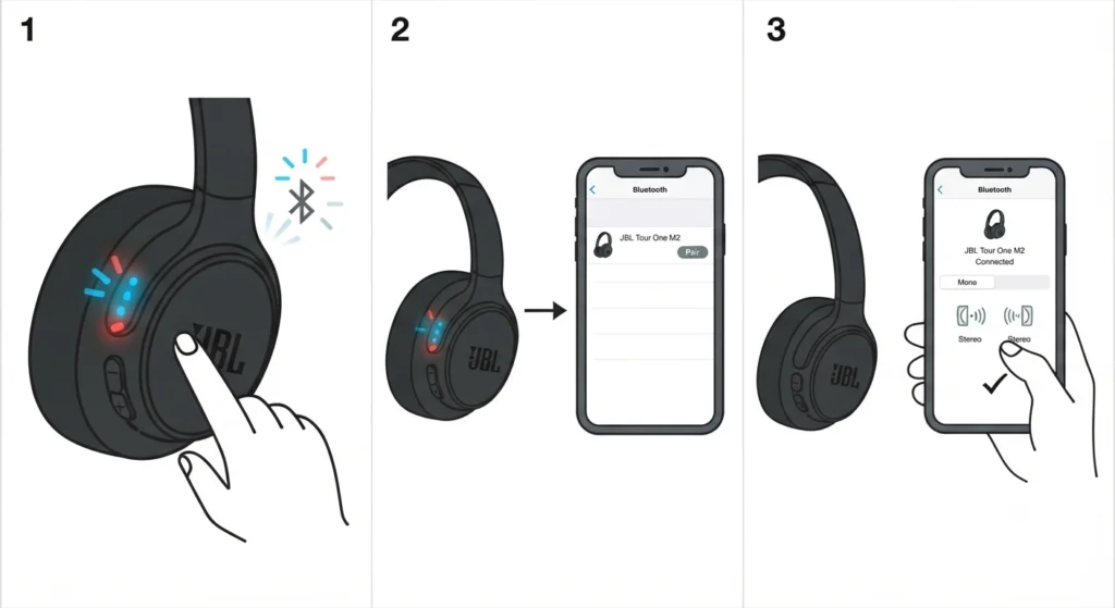 Reconnecting the Headphones After a Reset