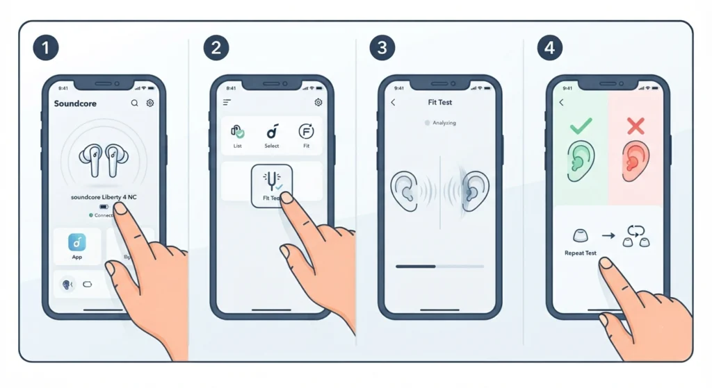 Run the Fit Test in the App