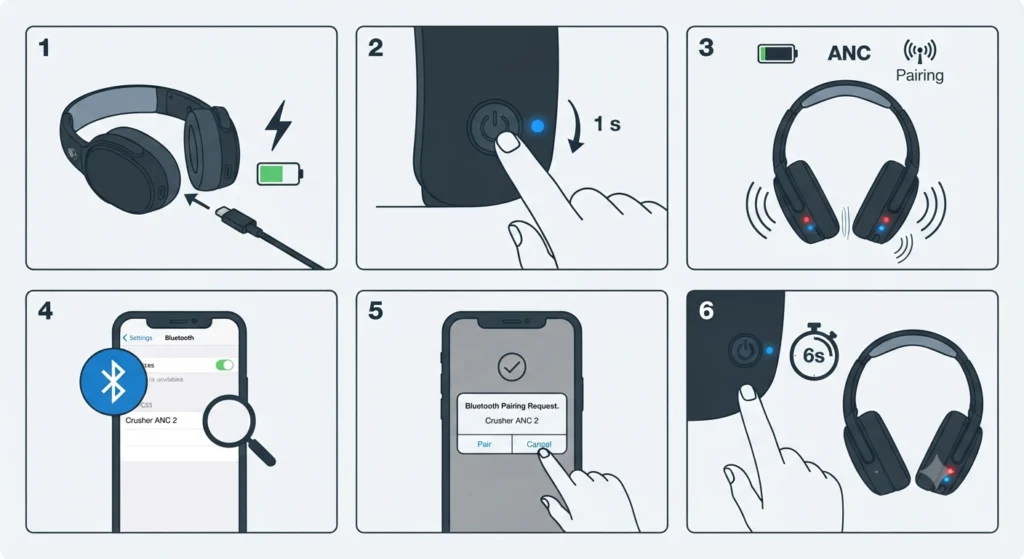 Setting Up Skullcandy Crusher ANC 2_ Step-by-Step