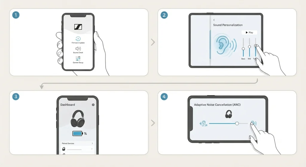 Setting Up the Sennheiser Smart Control App