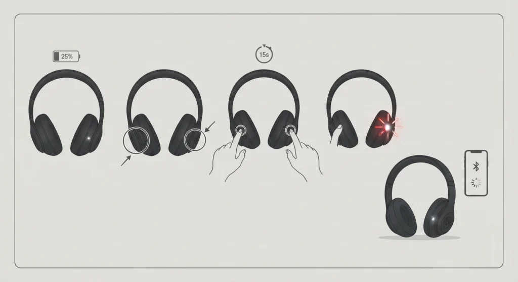 Step-by-Step Guide to Reset Beats Studio Pro