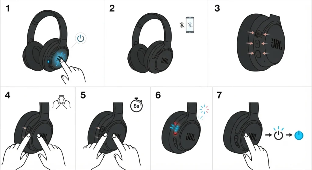 Step-by-Step Guide to Reset JBL Tour One M2