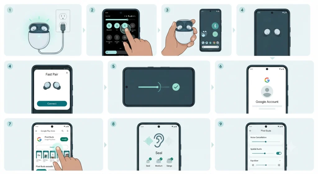 Step-by-Step Guide to Setting Up Google Pixel Buds Pro on Android