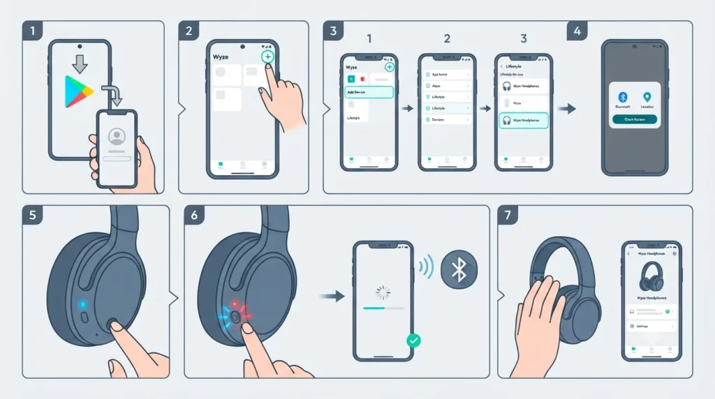Step-by-Step_ Setting Up Wyze Headphones on Android