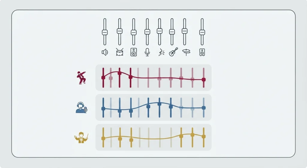 Understanding the 8-Band Equalizer Layout