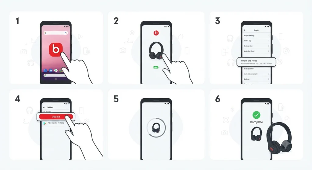 Update the Firmware Through the Beats App