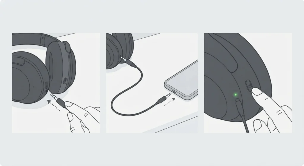 Use Wired Listening Mode